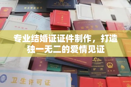 烟台专业结婚证证件制作，打造独一无二的爱情见证