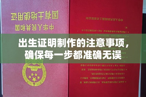 烟台出生证明制作的注意事项，确保每一步都准确无误