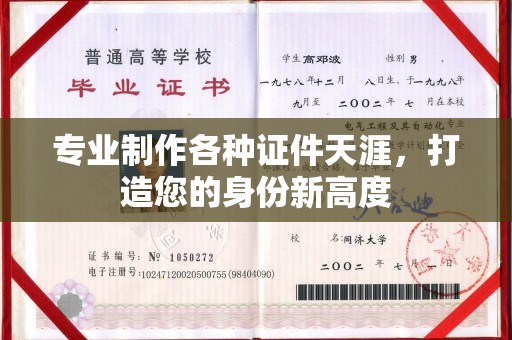 烟台专业制作各种证件天涯，打造您的身份新高度