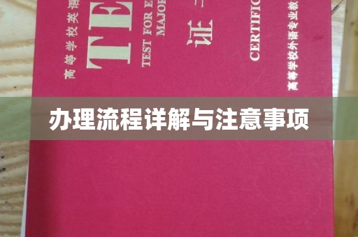 烟台办理流程详解与注意事项